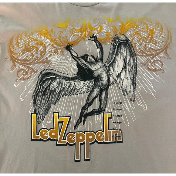 Led Zeppelin Graphic Band Tee XL Bay Island Sportswear NWT Vintage Reprint Style - Picture 2 of 5